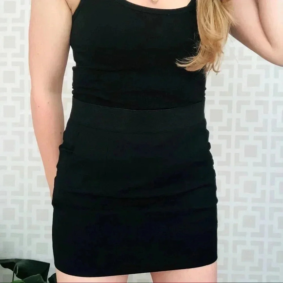 Helmut Lang Black Mini Pencil Skirt 6